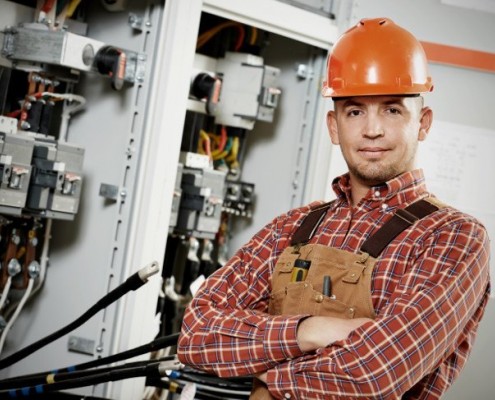 Electrical-Worker-on-the-Job